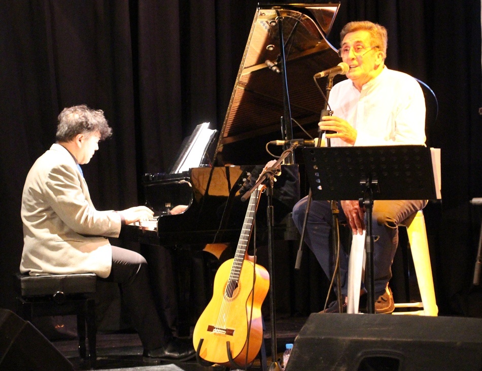 Foto Andrés Sevilla junto con el pianista Andrés Sevilla y el pianista