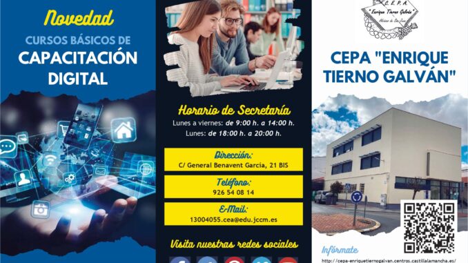 El-Centro-Publico-de-Educacion-de-Personas-Adultas-Enrique-Tierno-Galvan-abre-su-plazo-de-matriculacion