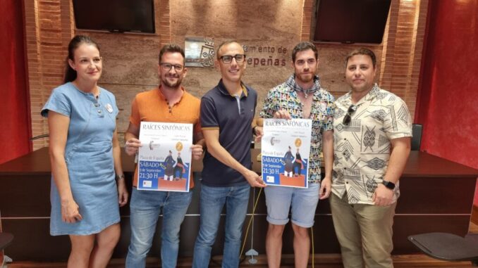 ‘Raices-sinfonicas-reune-este-sabado-en-el-escenario-a-Fermento-y-la-Union-Musical-Ciudad-de-Valdepenas