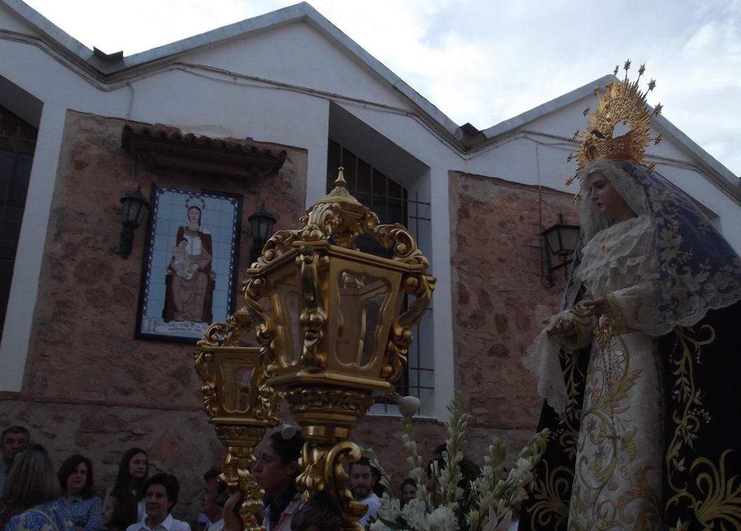 Foto Traslado virgen entrando a Santa María - Traslado virgen entrando en Santa María